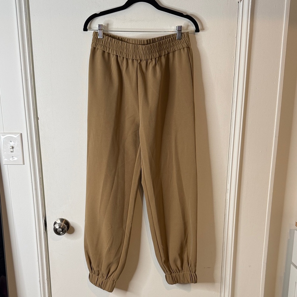 Casual Tan Joggers for Women
